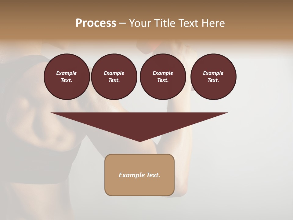 Strength Sports Training Caucasian PowerPoint Template