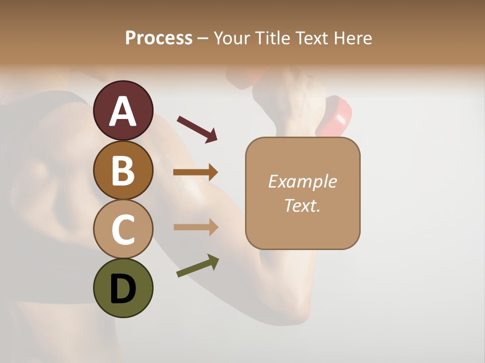 Strength Sports Training Caucasian PowerPoint Template