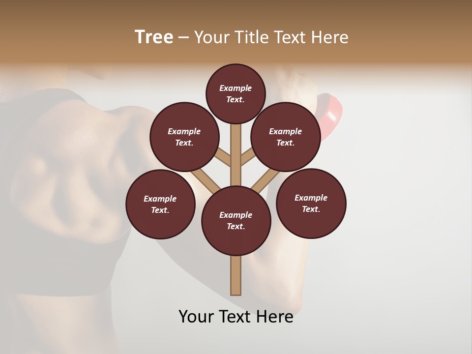 Strength Sports Training Caucasian PowerPoint Template