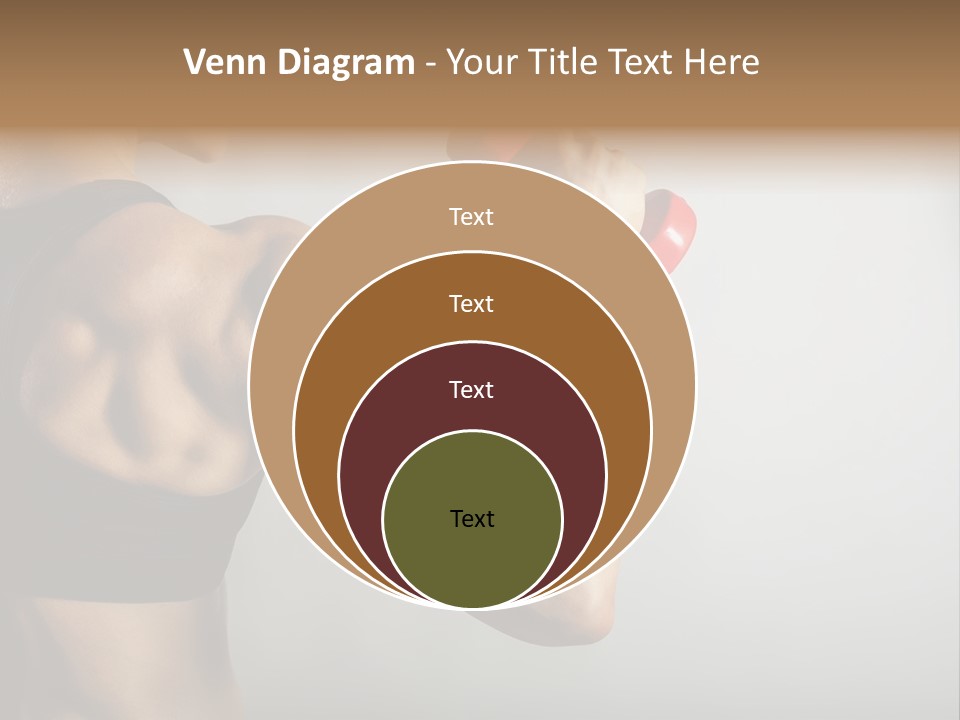 Strength Sports Training Caucasian PowerPoint Template