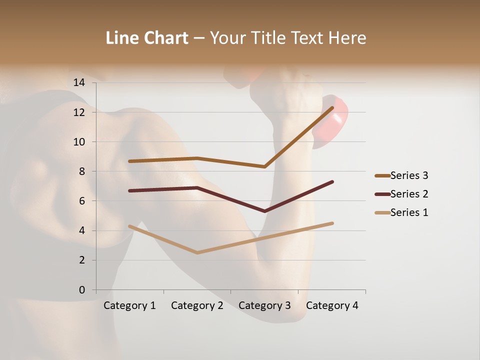 Strength Sports Training Caucasian PowerPoint Template