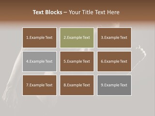 Jogger Caucasian Female PowerPoint Template