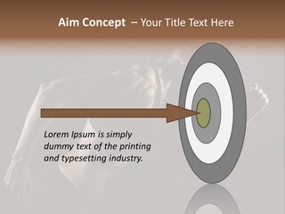 Jogger Caucasian Female PowerPoint Template