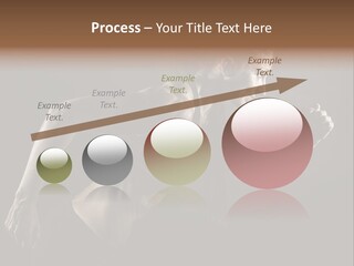 Jogger Caucasian Female PowerPoint Template