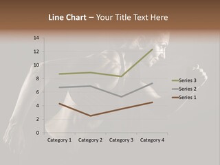 Jogger Caucasian Female PowerPoint Template