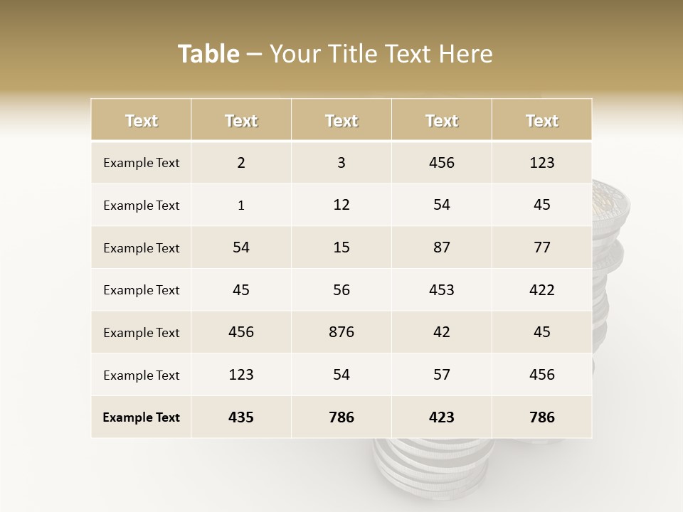 Test Business Work PowerPoint Template