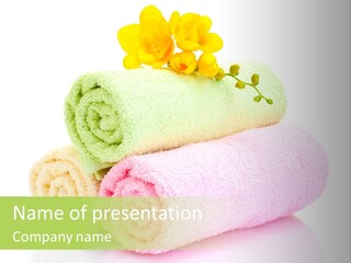 Textile Pink Orange PowerPoint Template