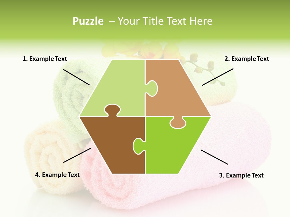 Textile Pink Orange PowerPoint Template