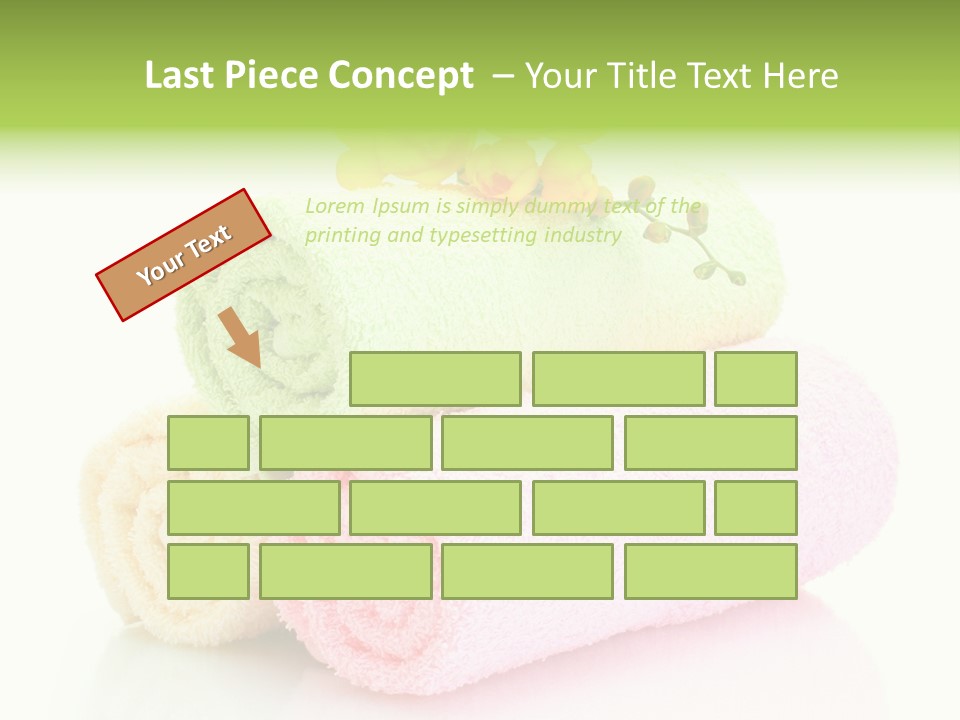 Textile Pink Orange PowerPoint Template