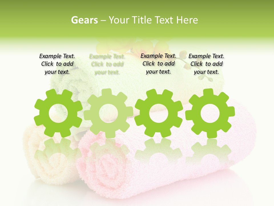 Textile Pink Orange PowerPoint Template