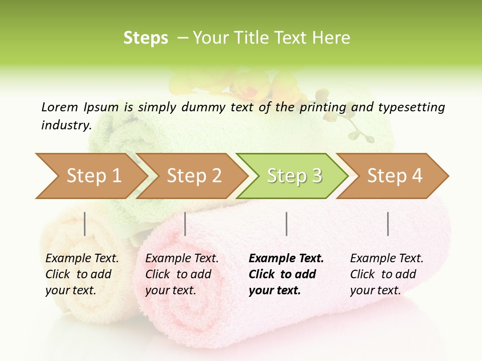 Textile Pink Orange PowerPoint Template