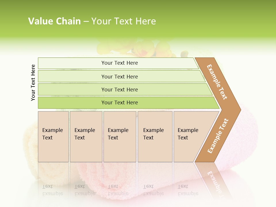 Textile Pink Orange PowerPoint Template