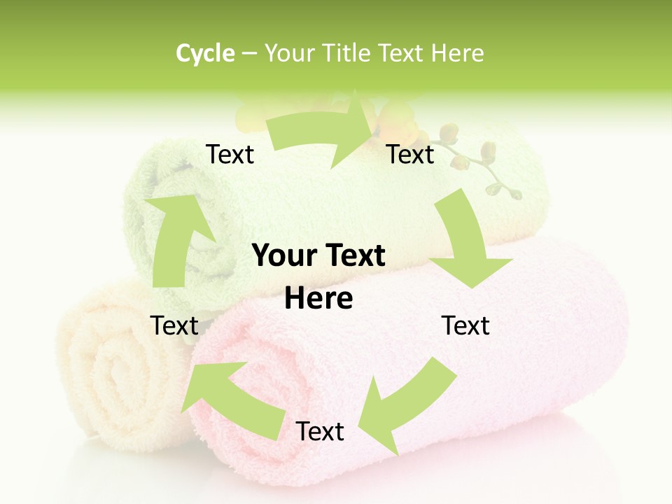 Textile Pink Orange PowerPoint Template