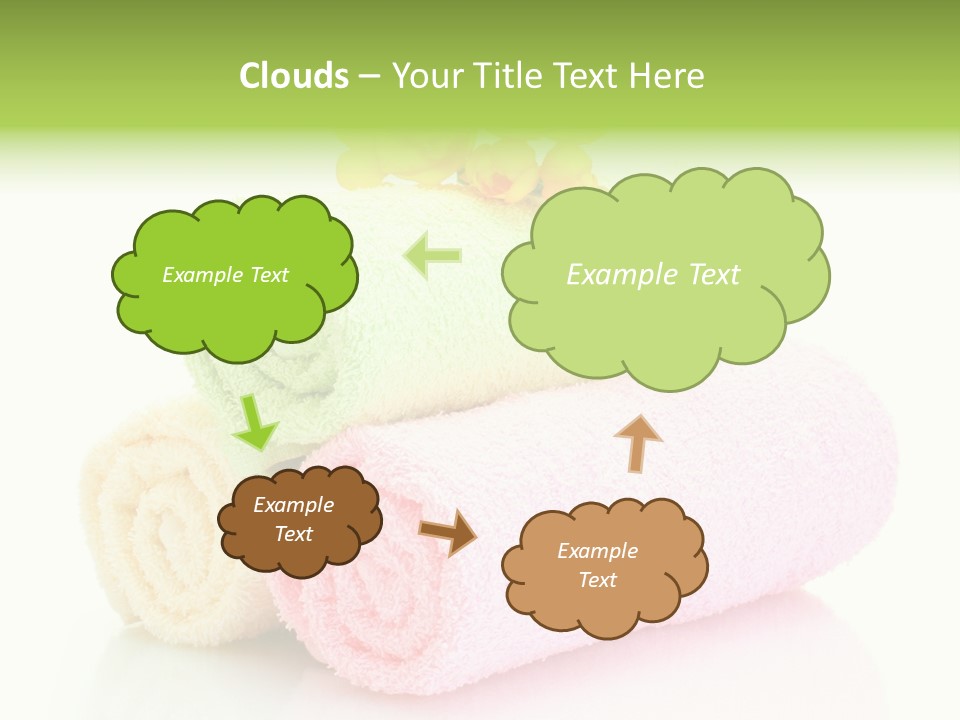 Textile Pink Orange PowerPoint Template