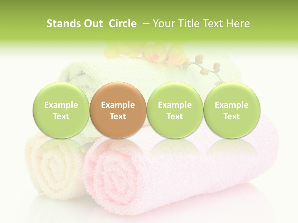 Textile Pink Orange PowerPoint Template