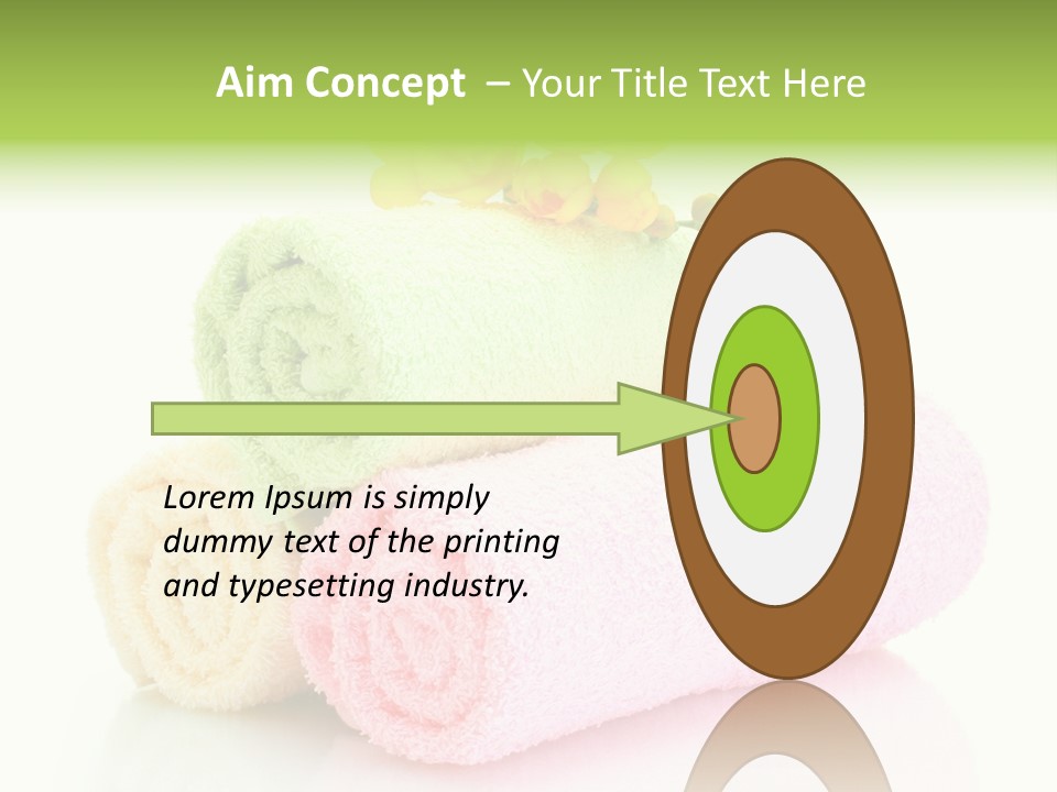 Textile Pink Orange PowerPoint Template