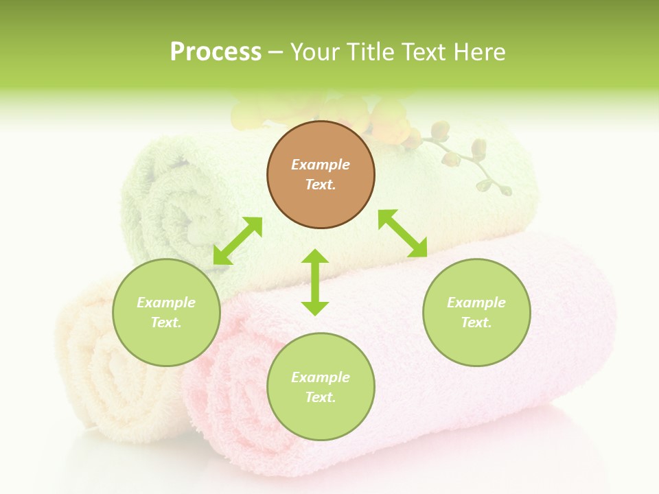 Textile Pink Orange PowerPoint Template