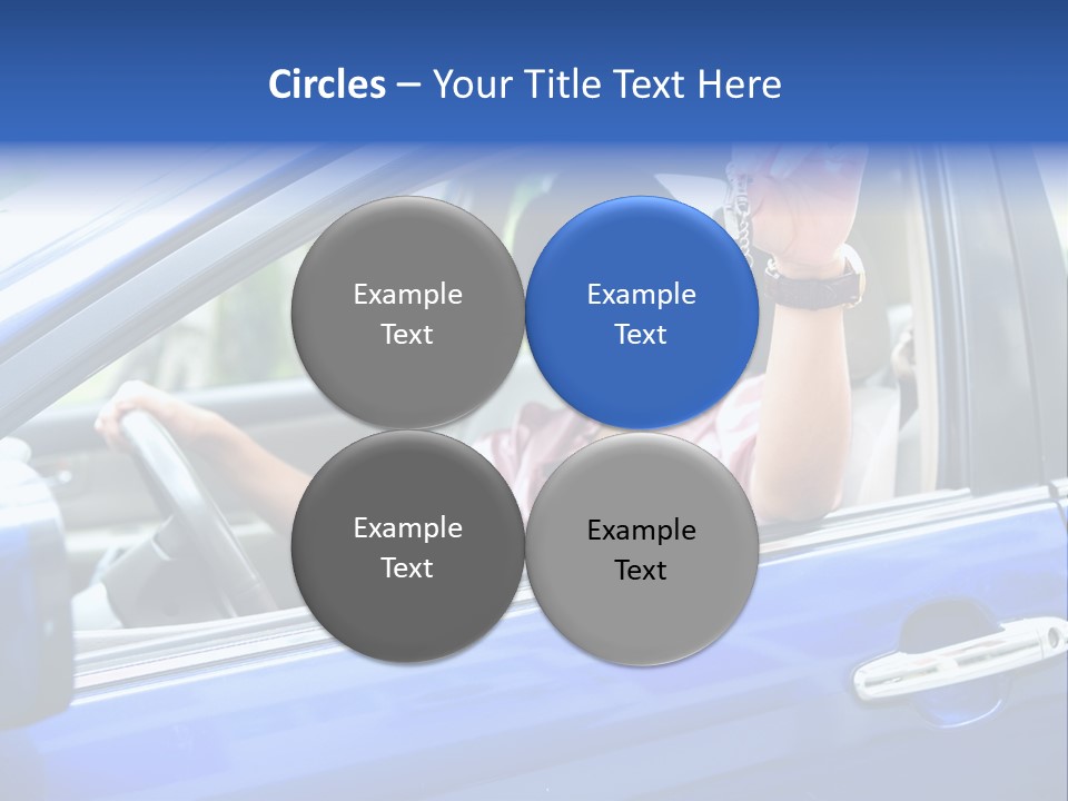 Ecstatic Independence Female PowerPoint Template