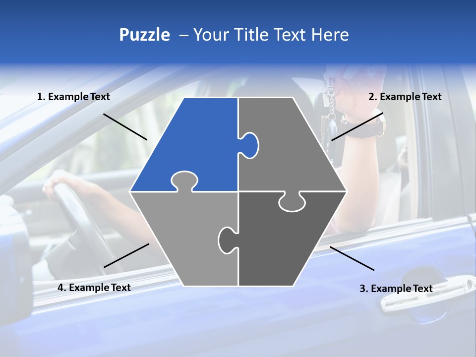 Ecstatic Independence Female PowerPoint Template