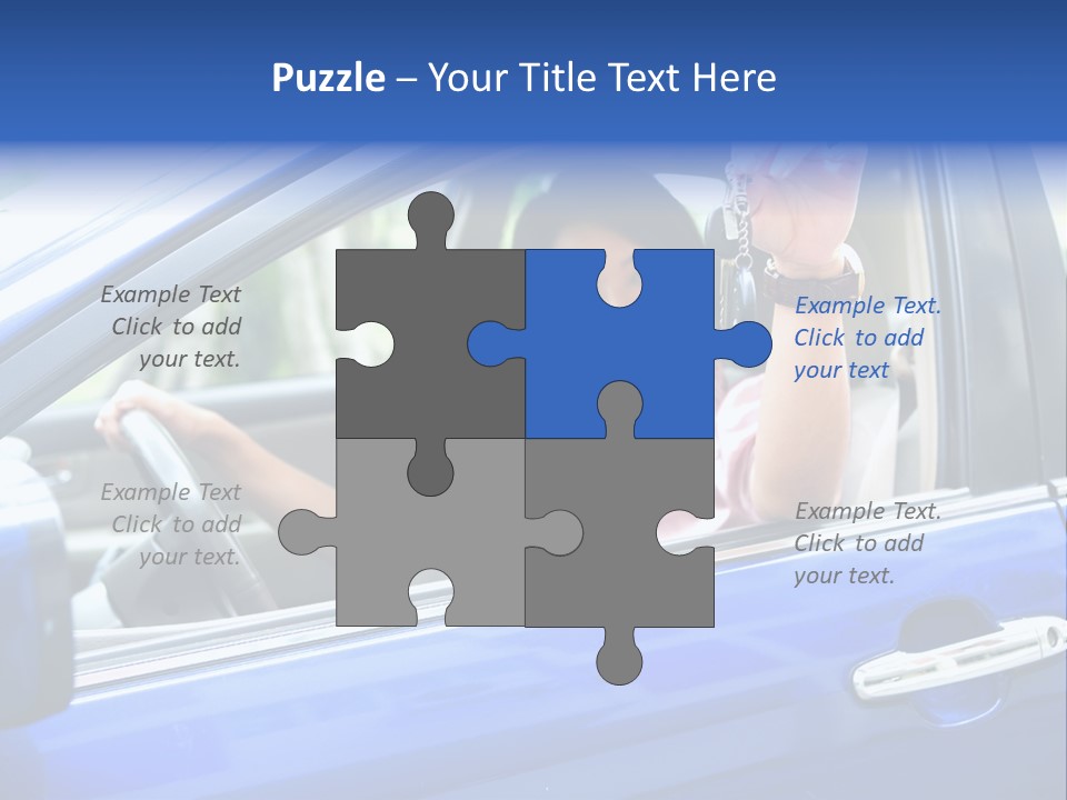 Ecstatic Independence Female PowerPoint Template