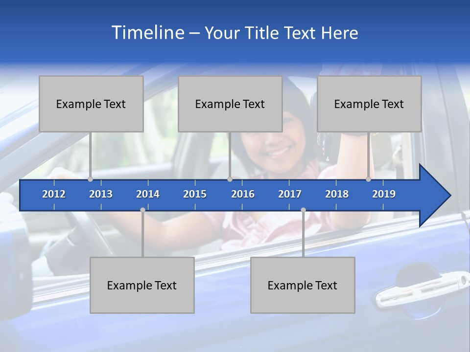 Ecstatic Independence Female PowerPoint Template