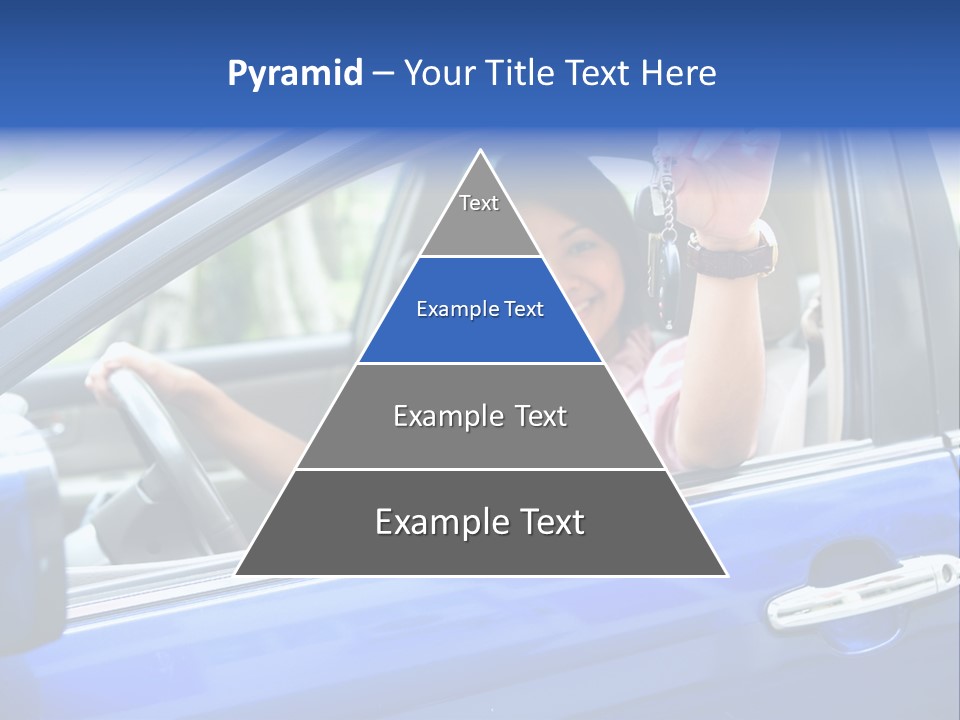 Ecstatic Independence Female PowerPoint Template