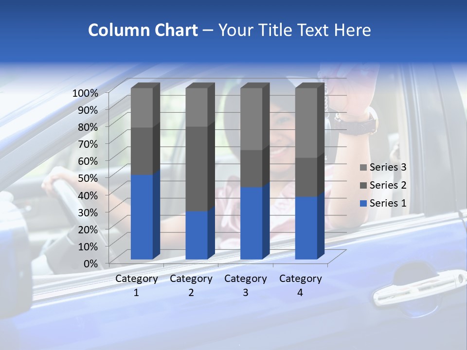Ecstatic Independence Female PowerPoint Template