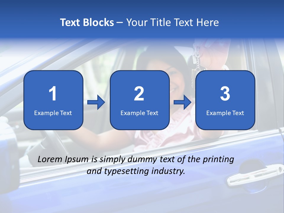 Ecstatic Independence Female PowerPoint Template
