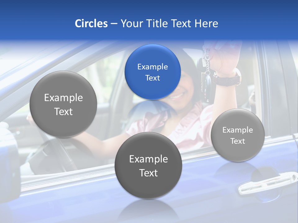 Ecstatic Independence Female PowerPoint Template