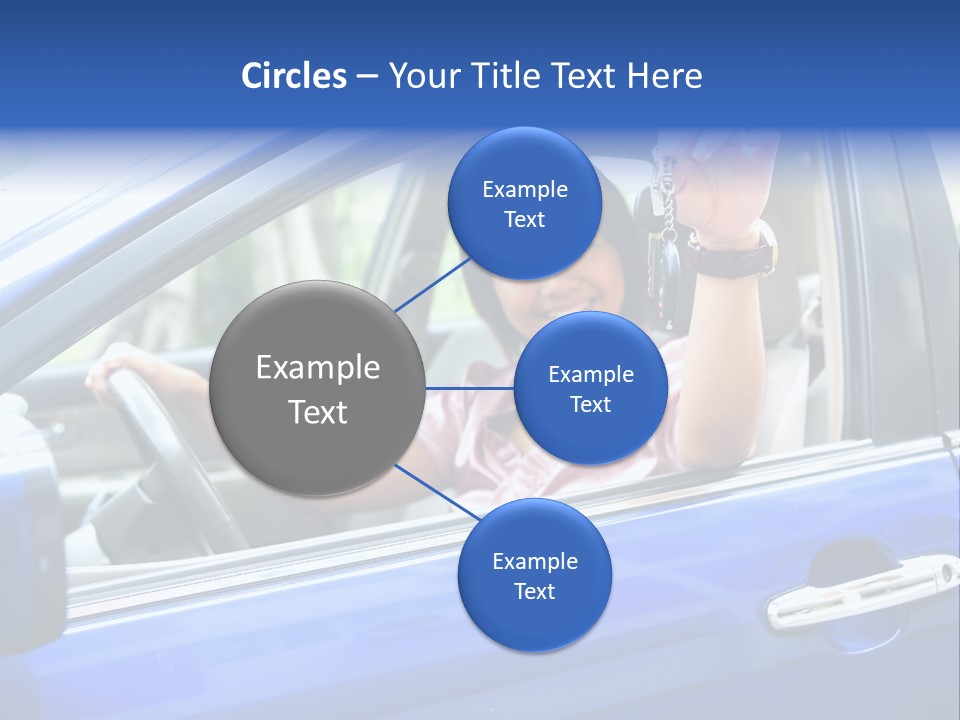 Ecstatic Independence Female PowerPoint Template