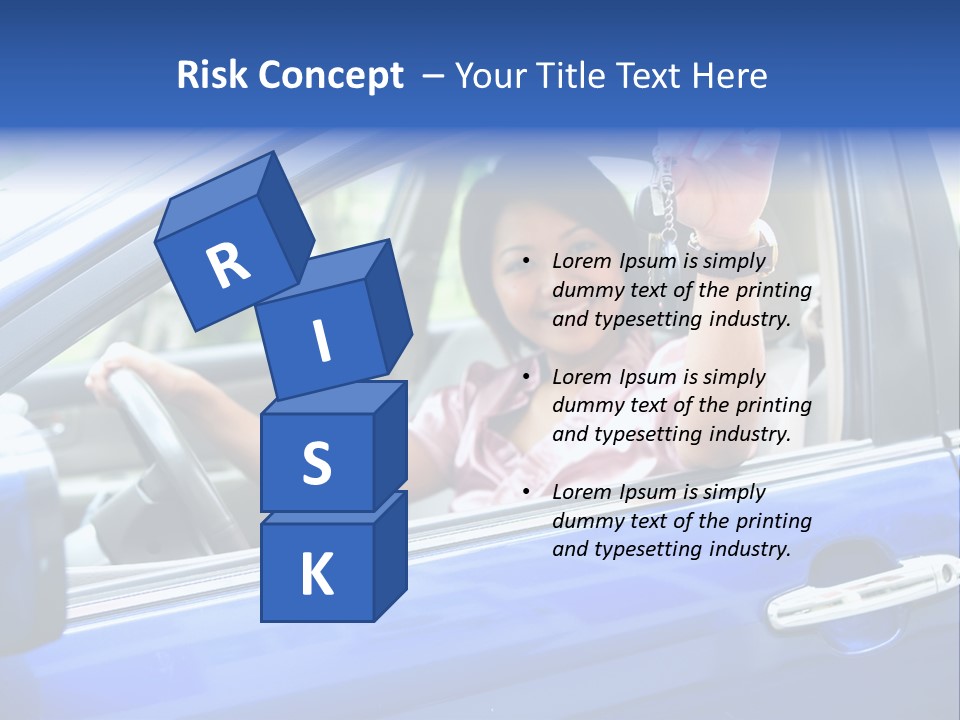 Ecstatic Independence Female PowerPoint Template