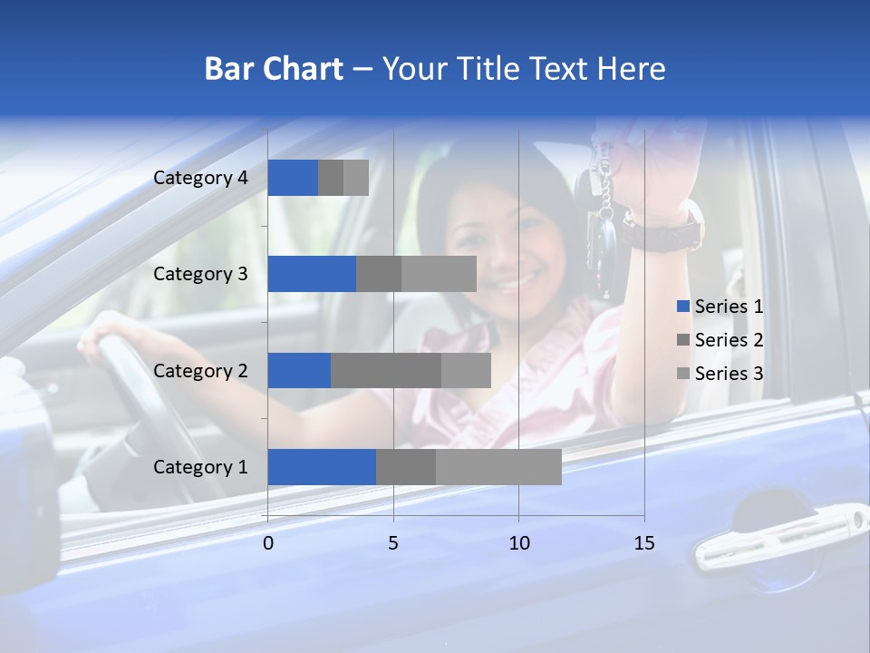 Ecstatic Independence Female PowerPoint Template