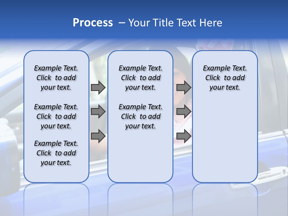 Ecstatic Independence Female PowerPoint Template