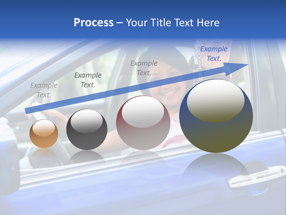 Ecstatic Independence Female PowerPoint Template