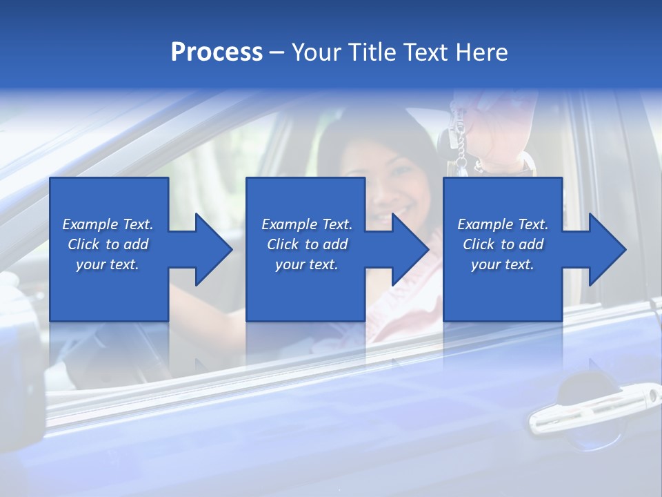 Ecstatic Independence Female PowerPoint Template