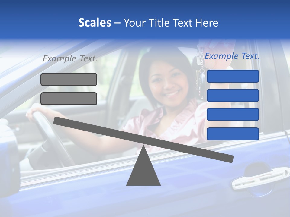 Ecstatic Independence Female PowerPoint Template