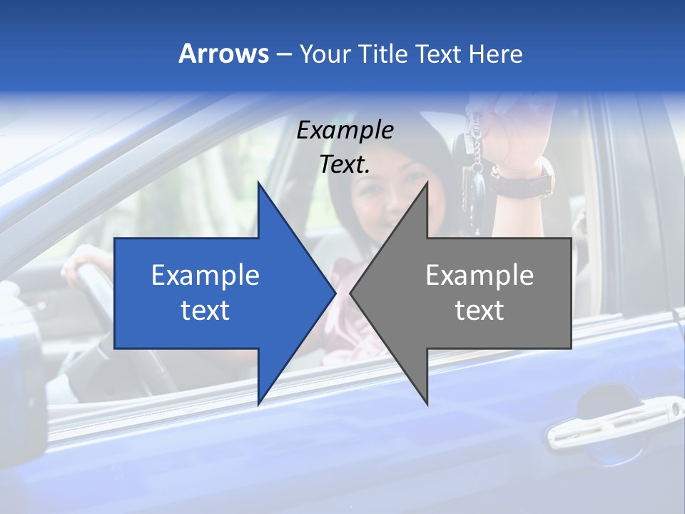 Ecstatic Independence Female PowerPoint Template