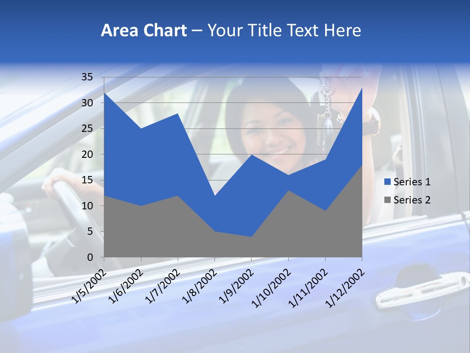 Ecstatic Independence Female PowerPoint Template