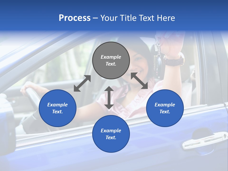 Ecstatic Independence Female PowerPoint Template