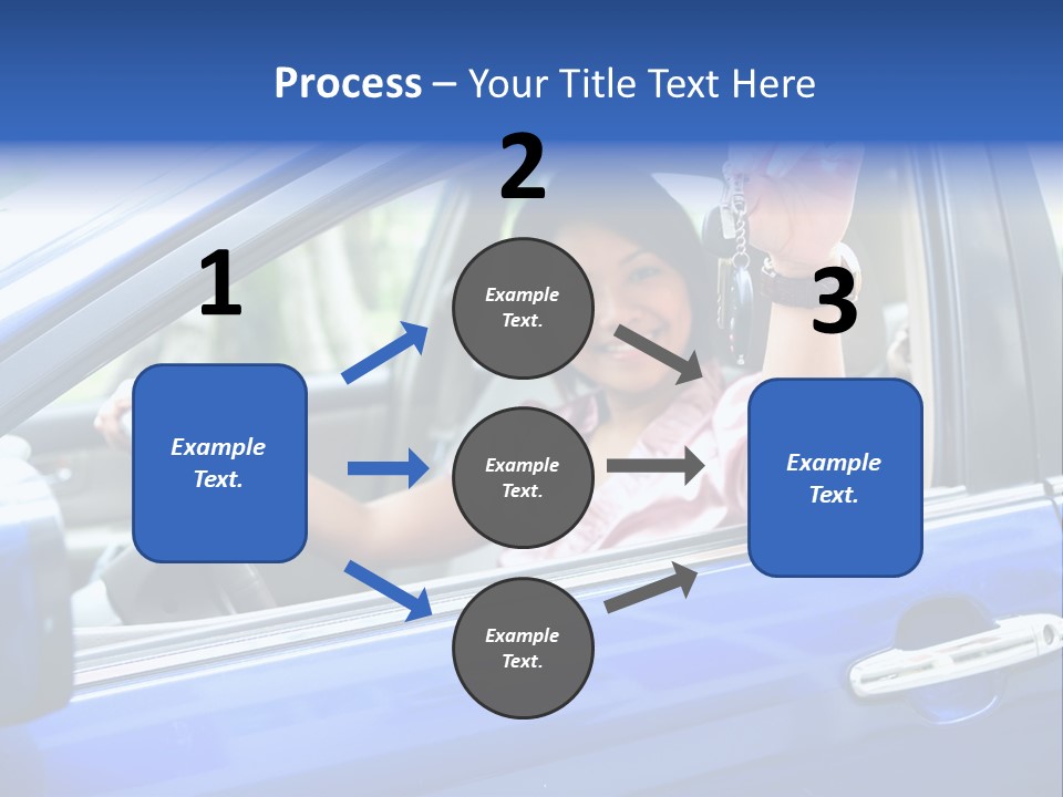 Ecstatic Independence Female PowerPoint Template