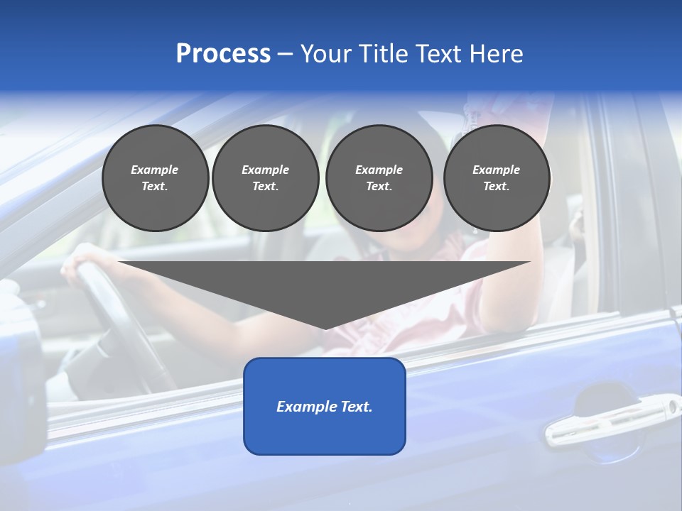 Ecstatic Independence Female PowerPoint Template