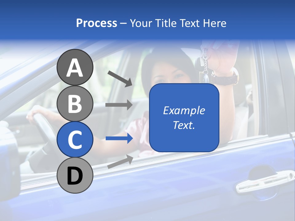 Ecstatic Independence Female PowerPoint Template