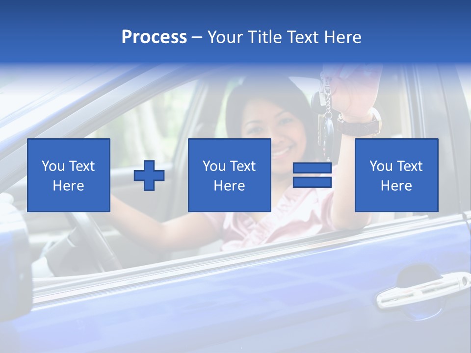 Ecstatic Independence Female PowerPoint Template