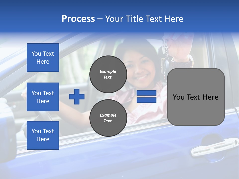 Ecstatic Independence Female PowerPoint Template