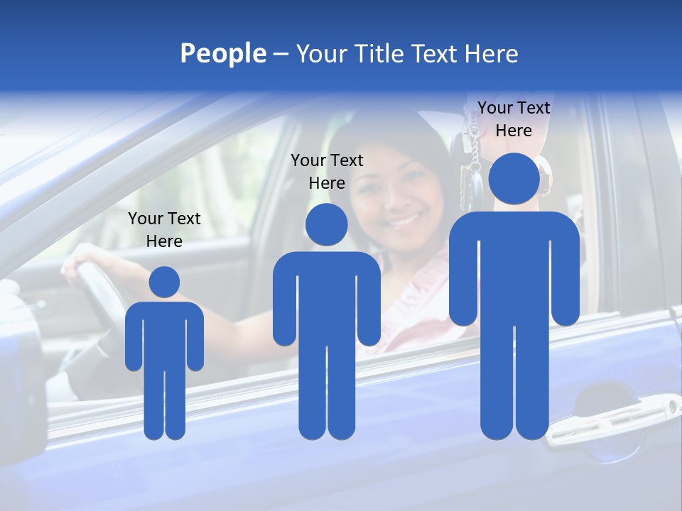 Ecstatic Independence Female PowerPoint Template