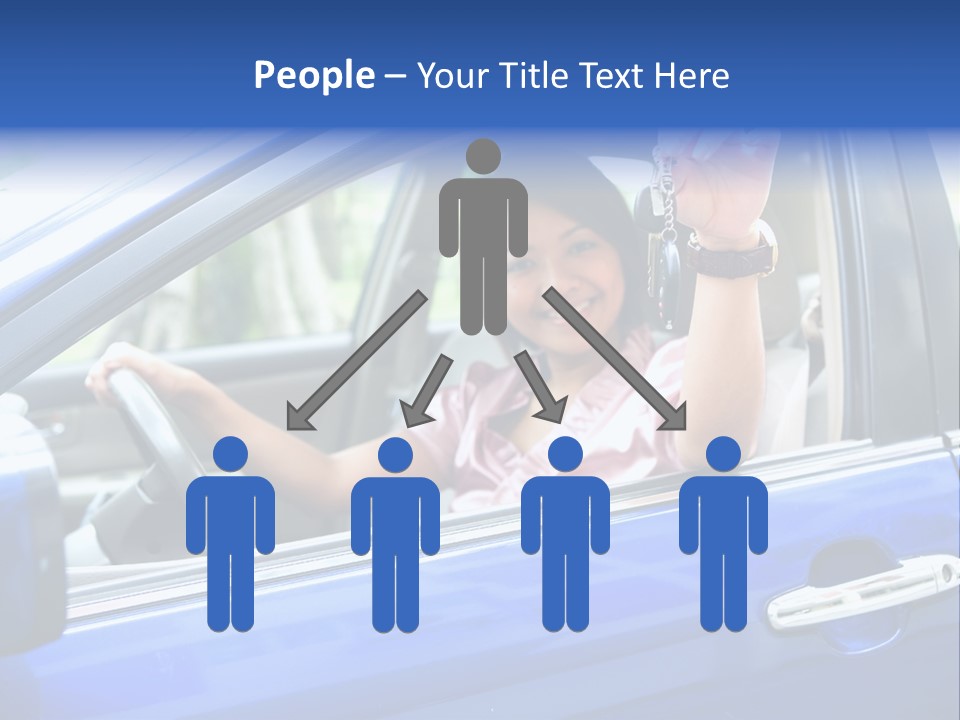 Ecstatic Independence Female PowerPoint Template