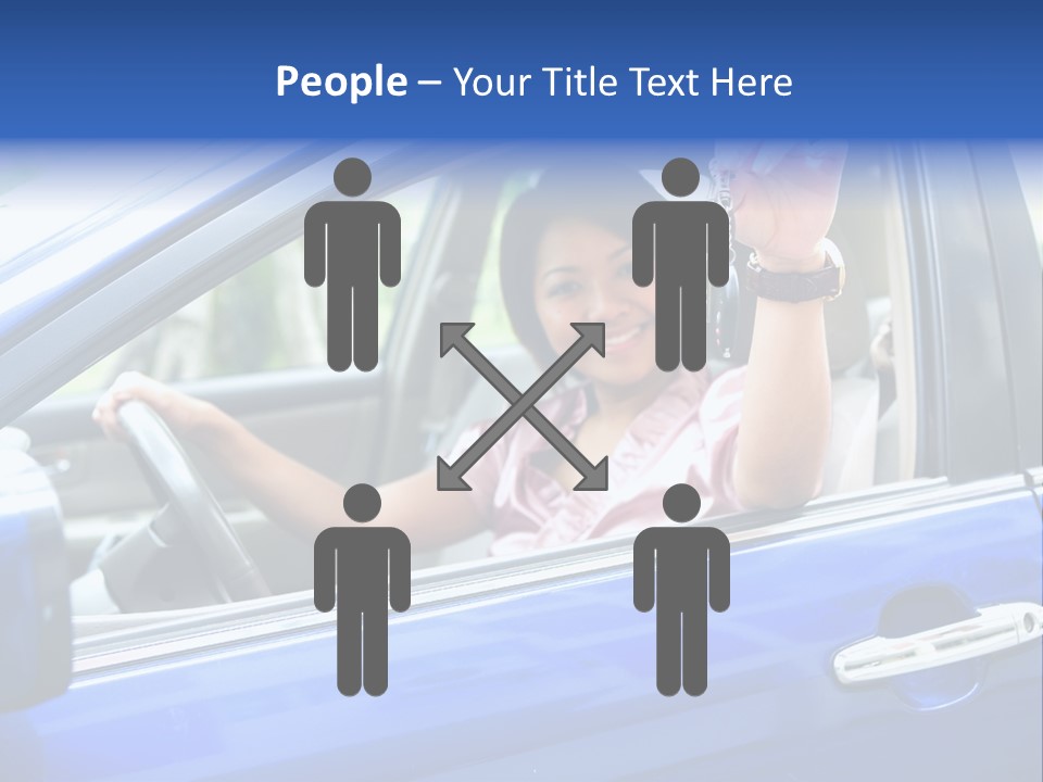 Ecstatic Independence Female PowerPoint Template