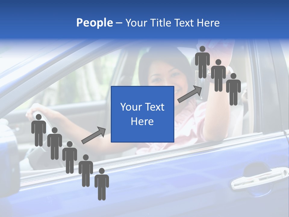 Ecstatic Independence Female PowerPoint Template