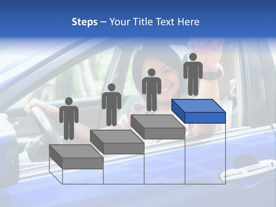 Ecstatic Independence Female PowerPoint Template