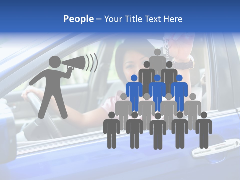 Ecstatic Independence Female PowerPoint Template